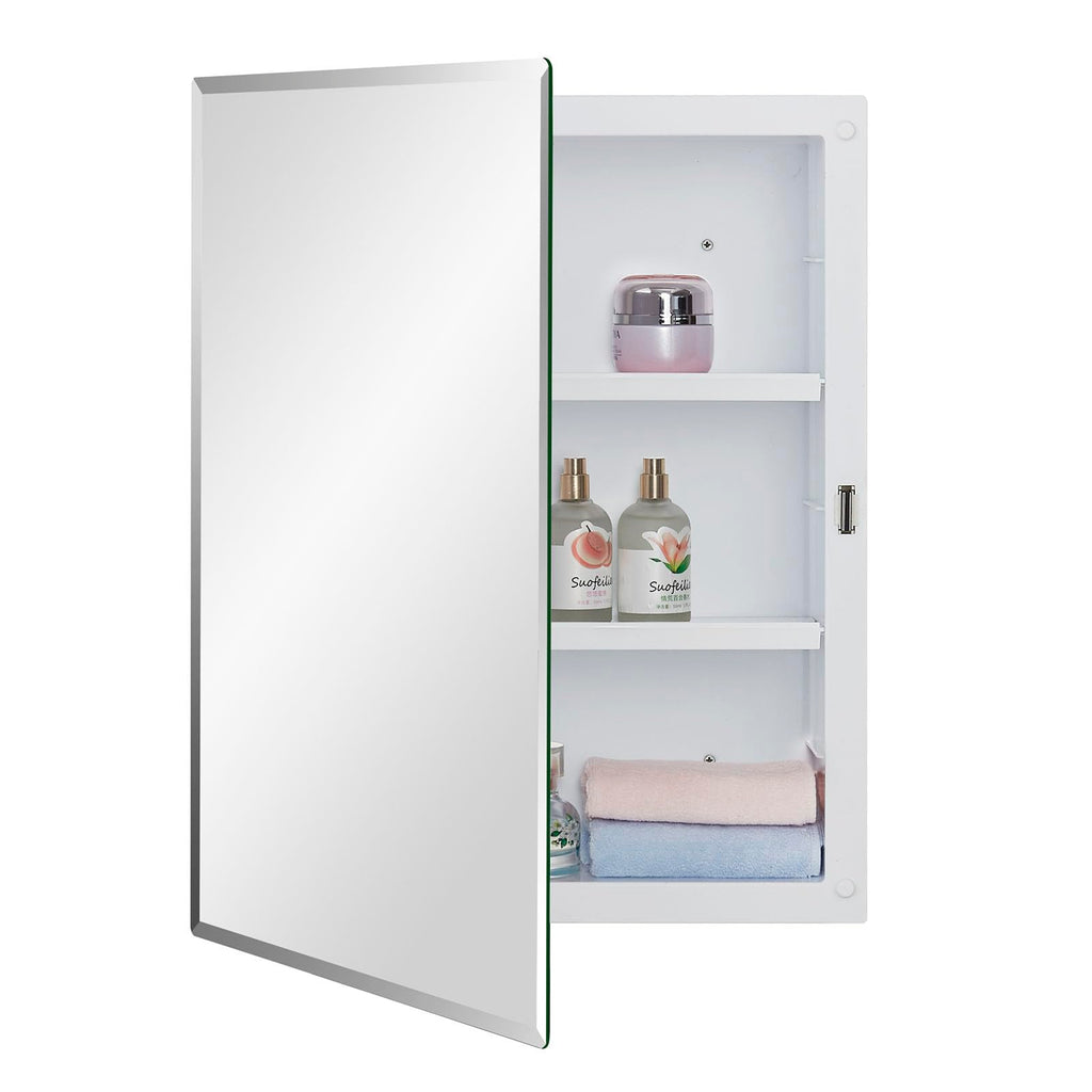 Plastic Medicine Mirror Cabinet 16 x 20 inch U1627