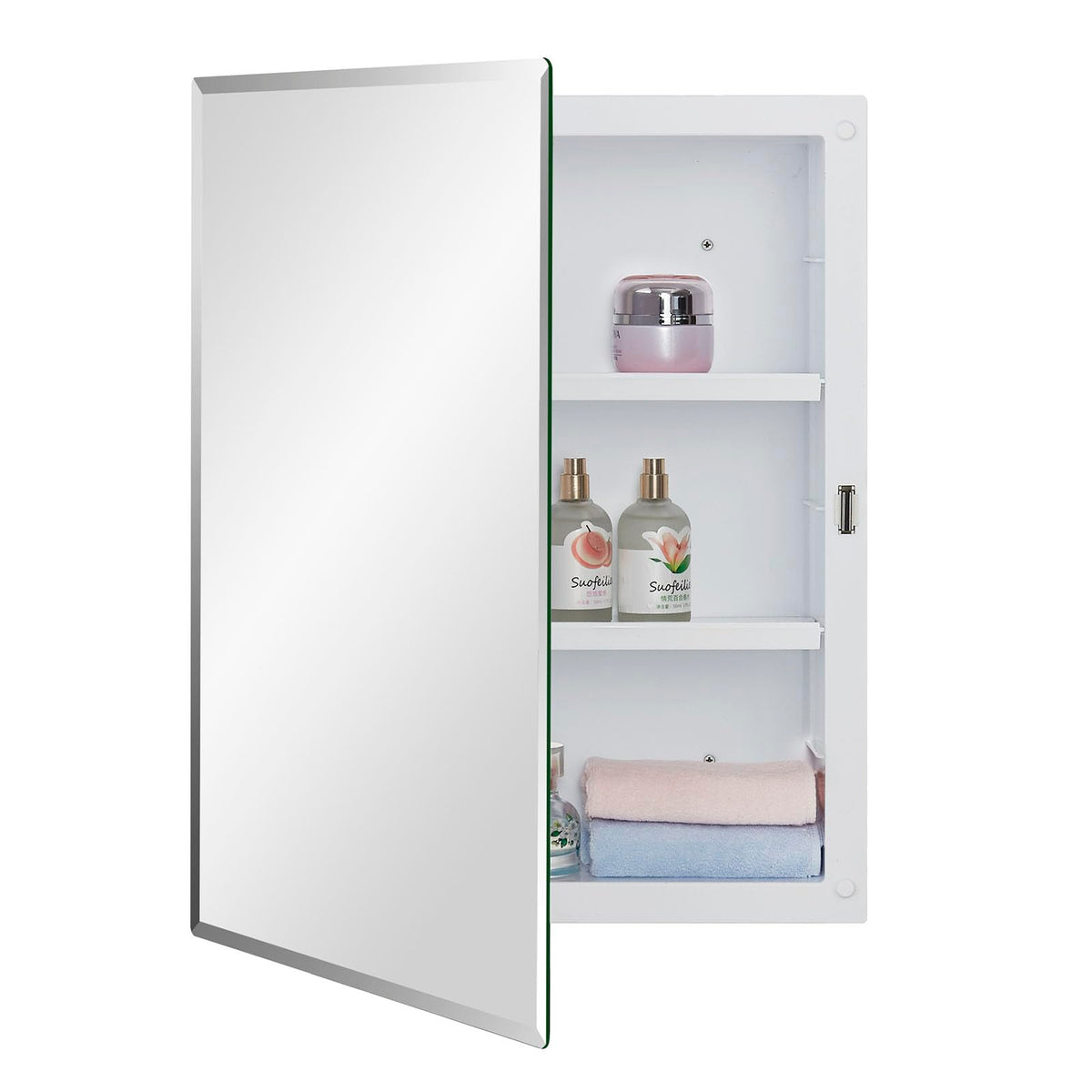 Plastic Medicine Mirror Cabinet 16 x 20 inch U1627