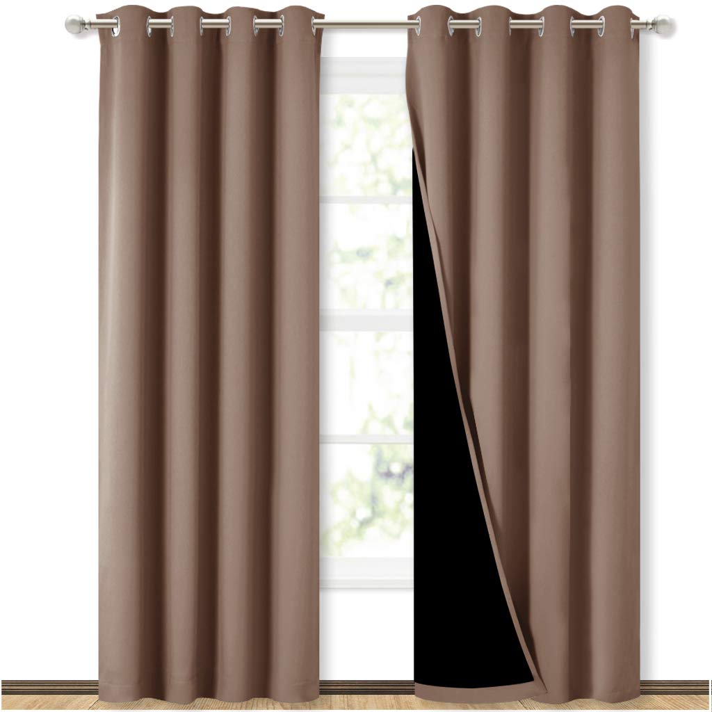 Cappuccino Blackout Curtains 52" x 84" 2 Panels B2575
