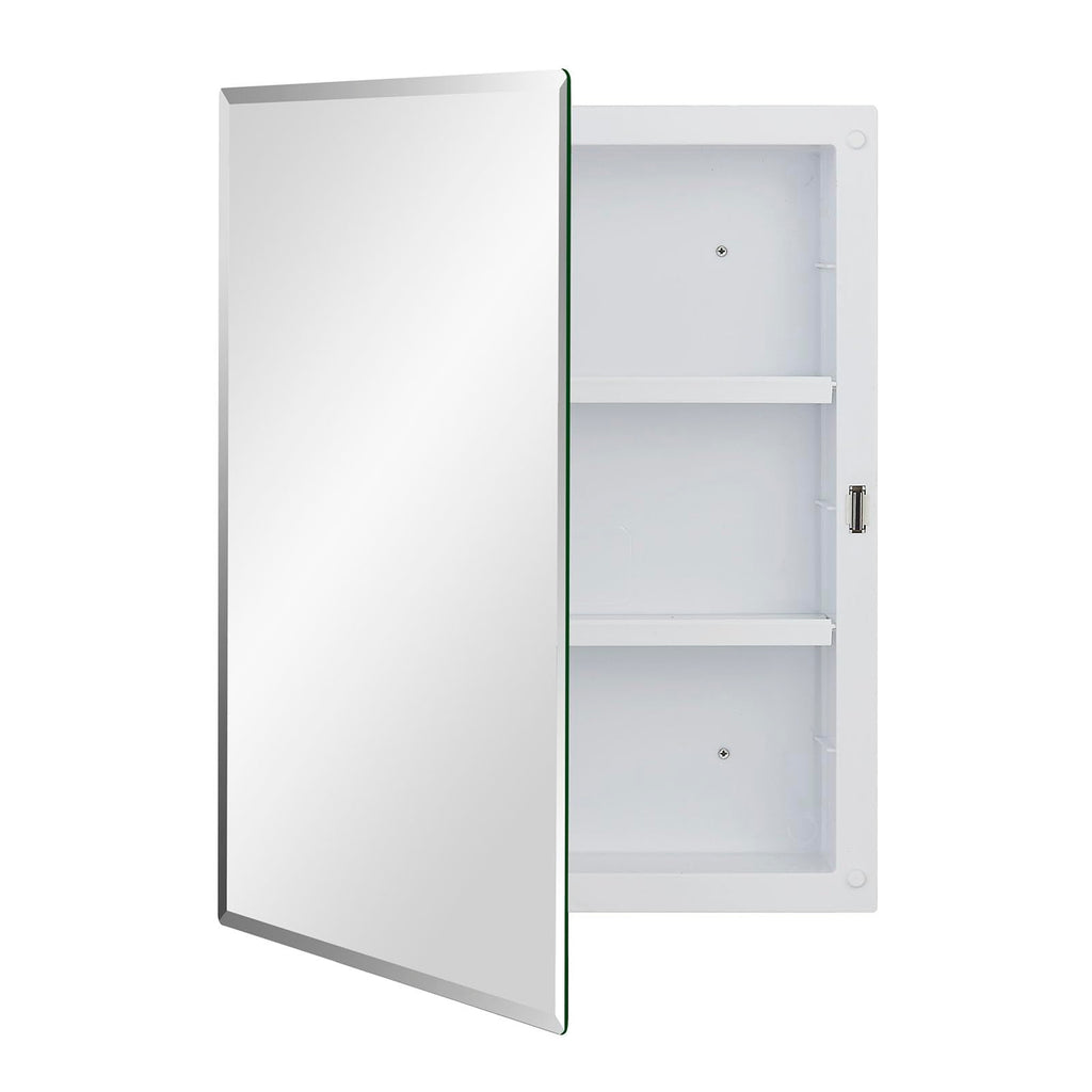 Plastic Medicine Mirror Cabinet 16 x 20 inch U1627