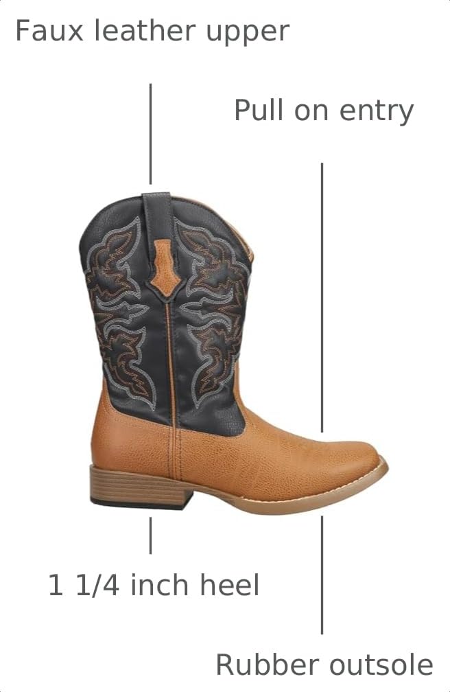 Square Toe Casual Boots C862863