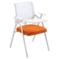 Orange Mesh Folding Office Chair with Writing Board P81162