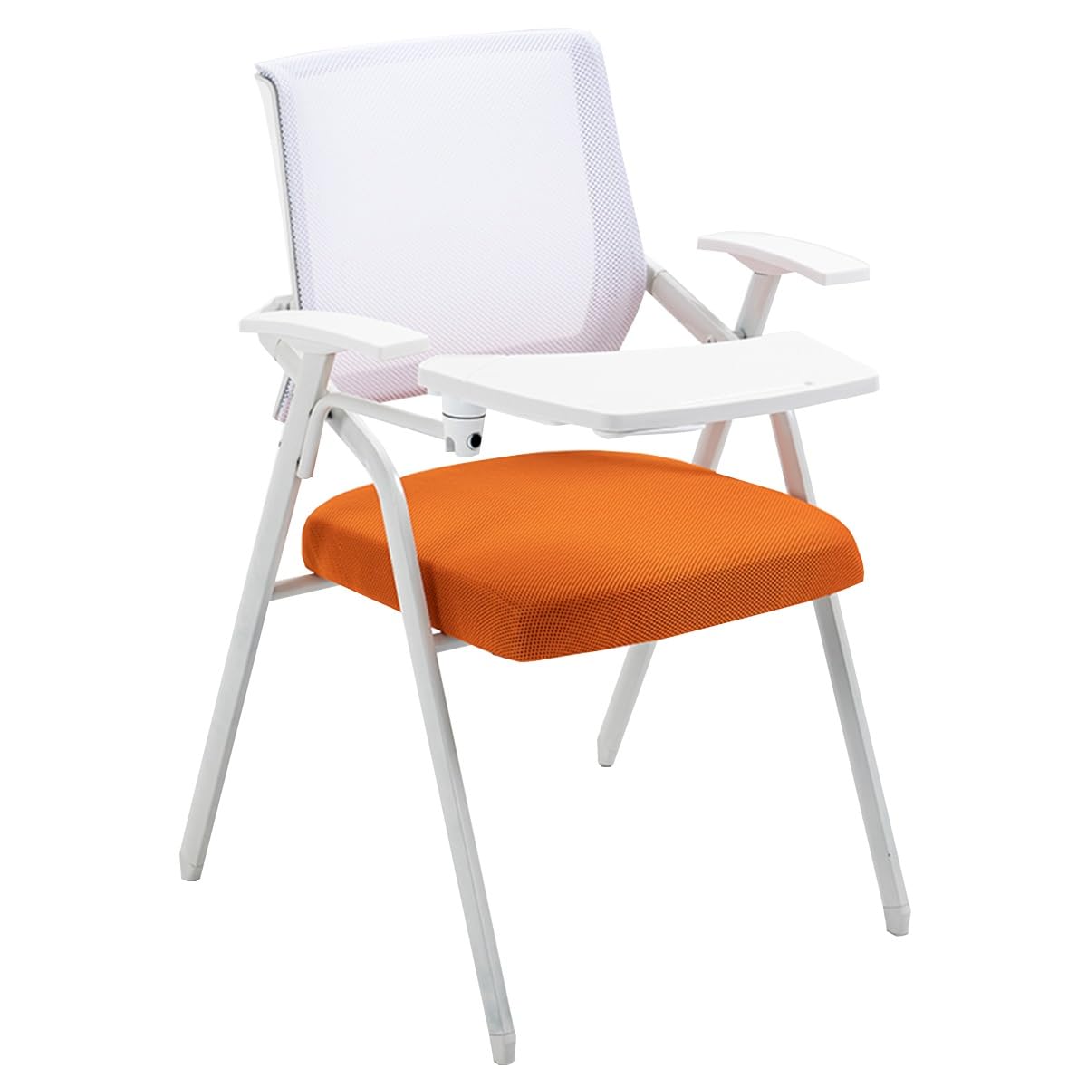 Orange Mesh Folding Office Chair with Writing Board P81162