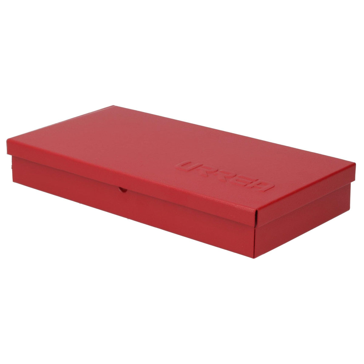 Metal Tool Box 9.6" x 5" x 1.4" 24 Gauge Red B6115