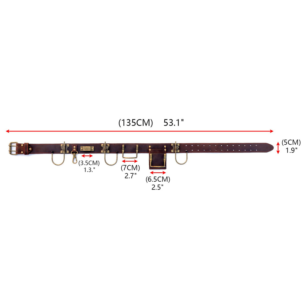 Adjustable Tool Belt with 2 Tool Pocket A23619