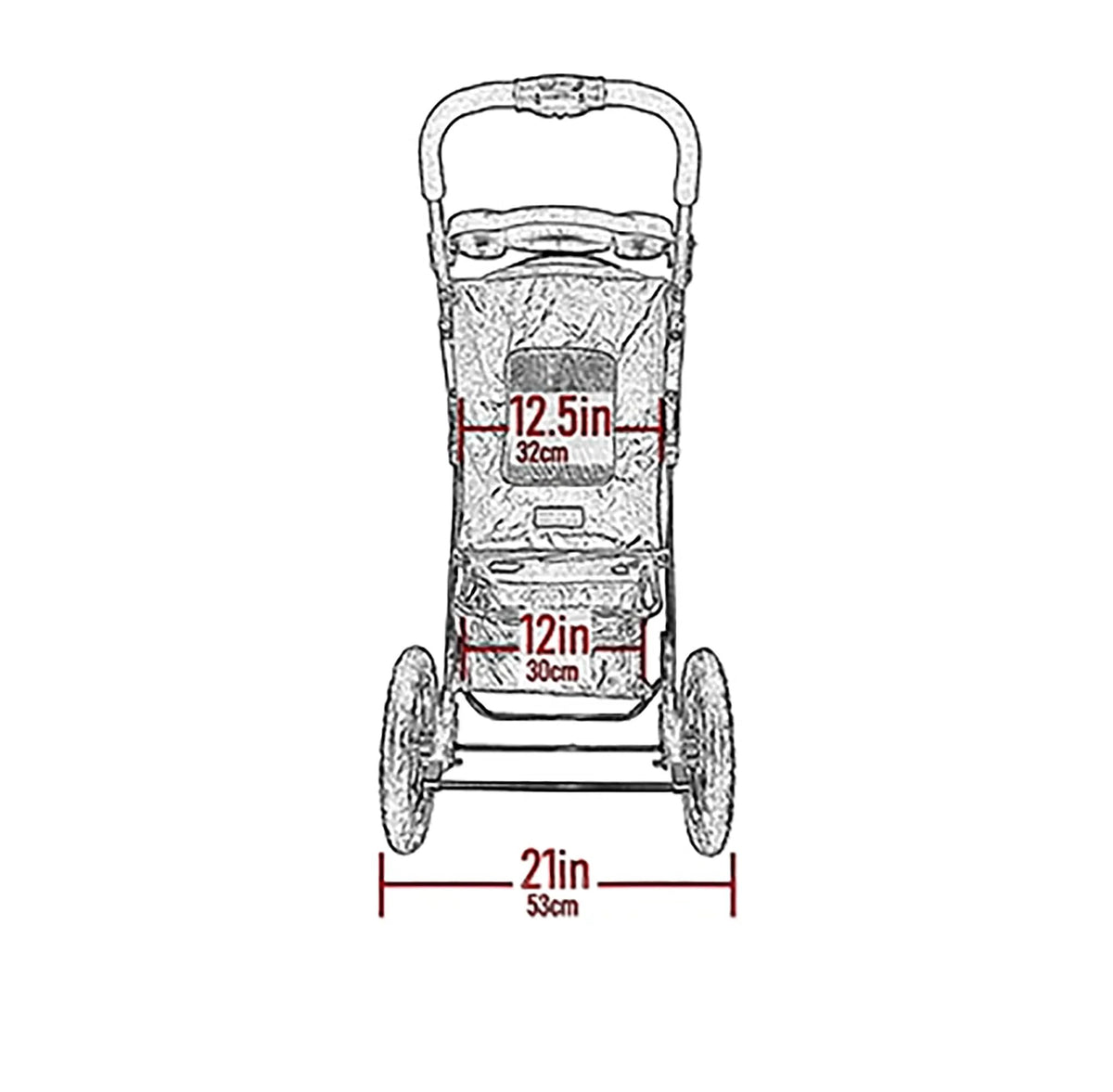 Navy Pet Stroller P598036
