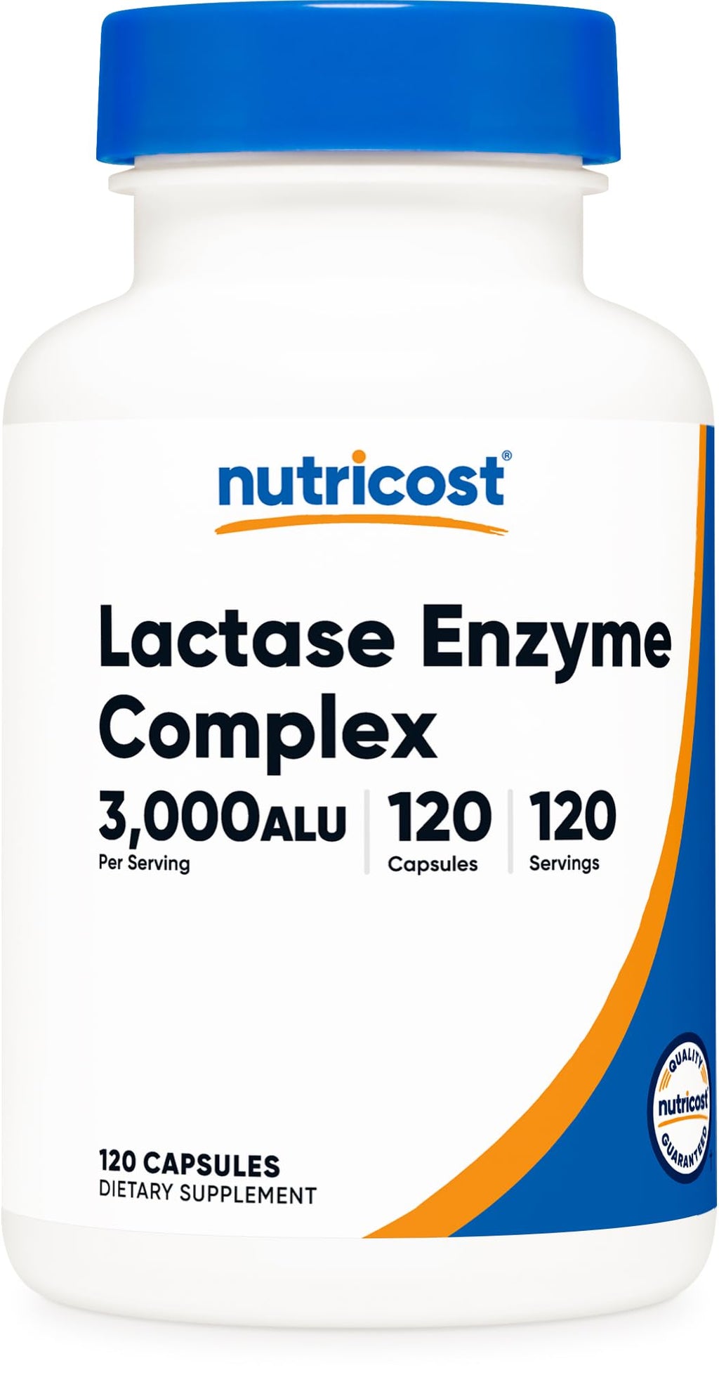 Lactase Enzyme Complex 120 Capsules Gluten-Free Y91498