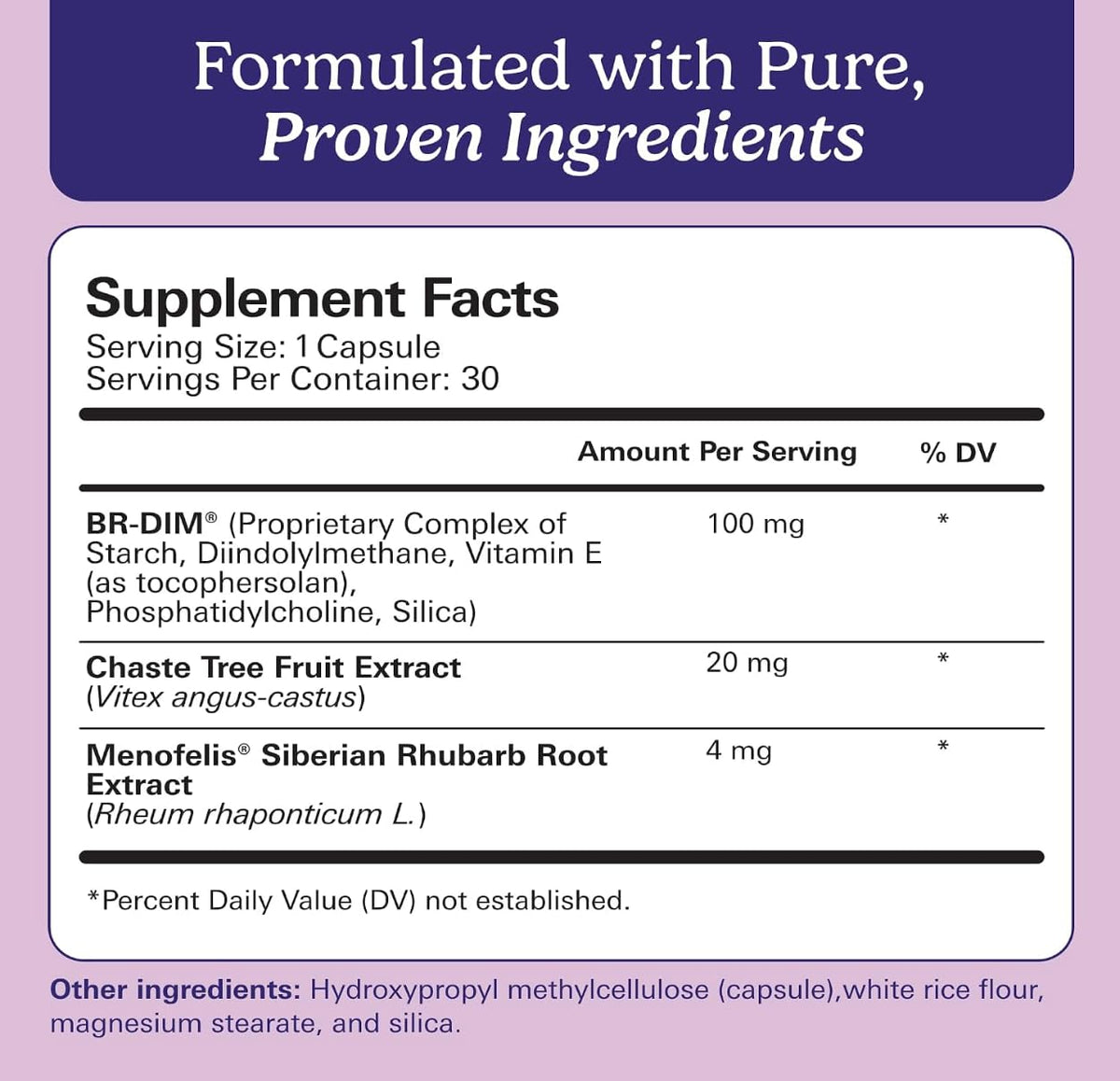 30 Capsules Hormone Balance D980