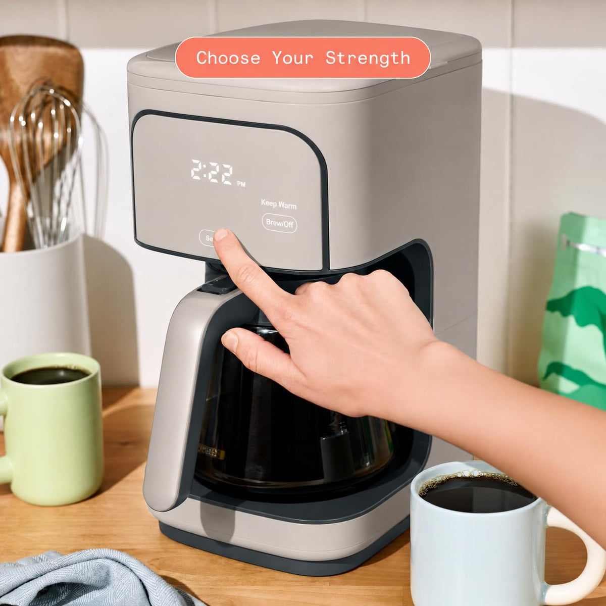 12 Cup Programmable Coffee Maker L604160