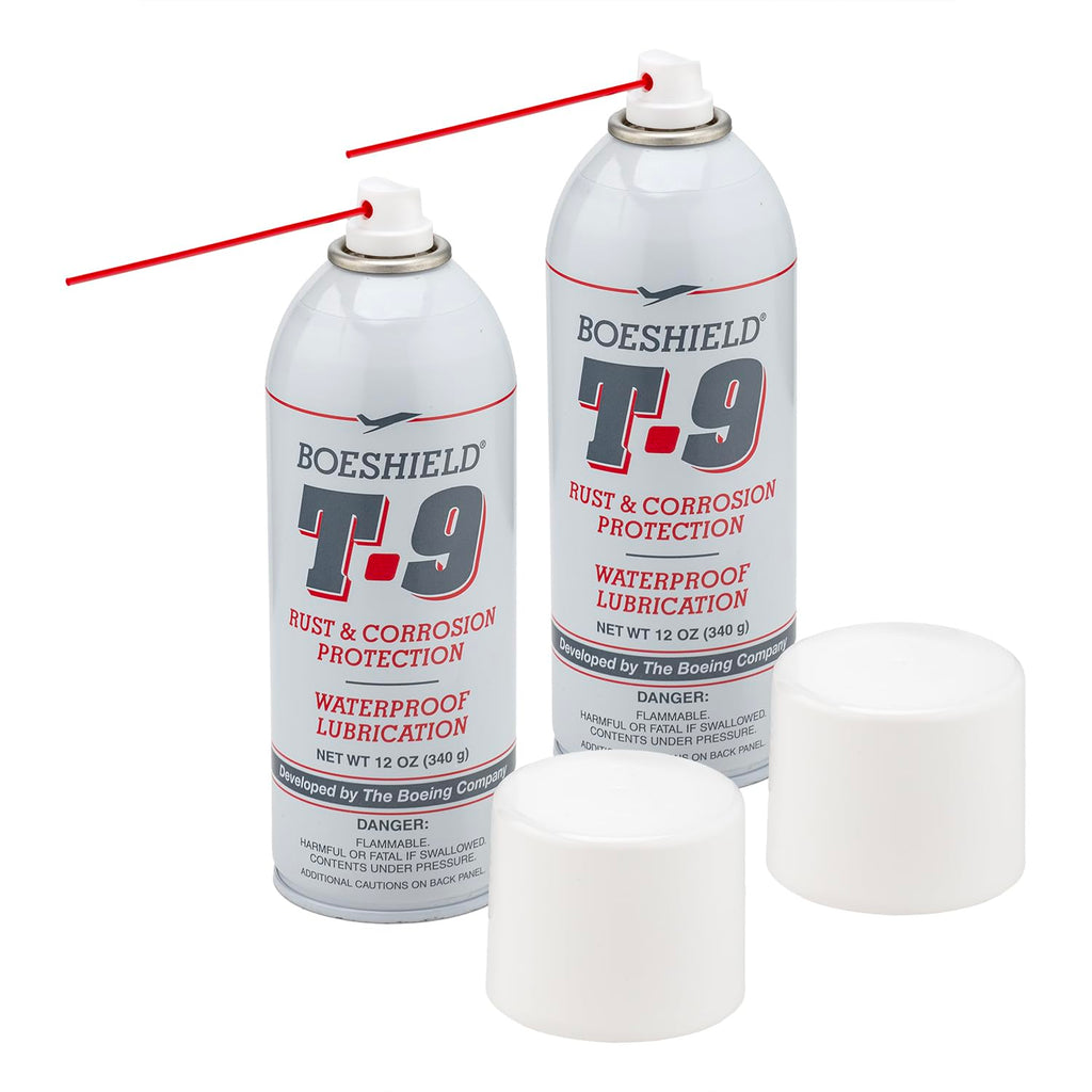 Waterproof Wax-Based Lubricant & Corrosion Inhibitor, 12 oz Aerosol, Pack of 2 V9579