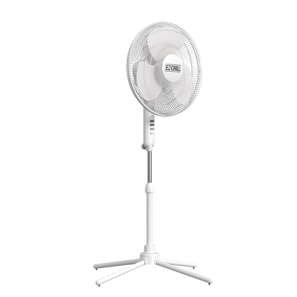 16" Oscillating Pedestal Fan White N97549