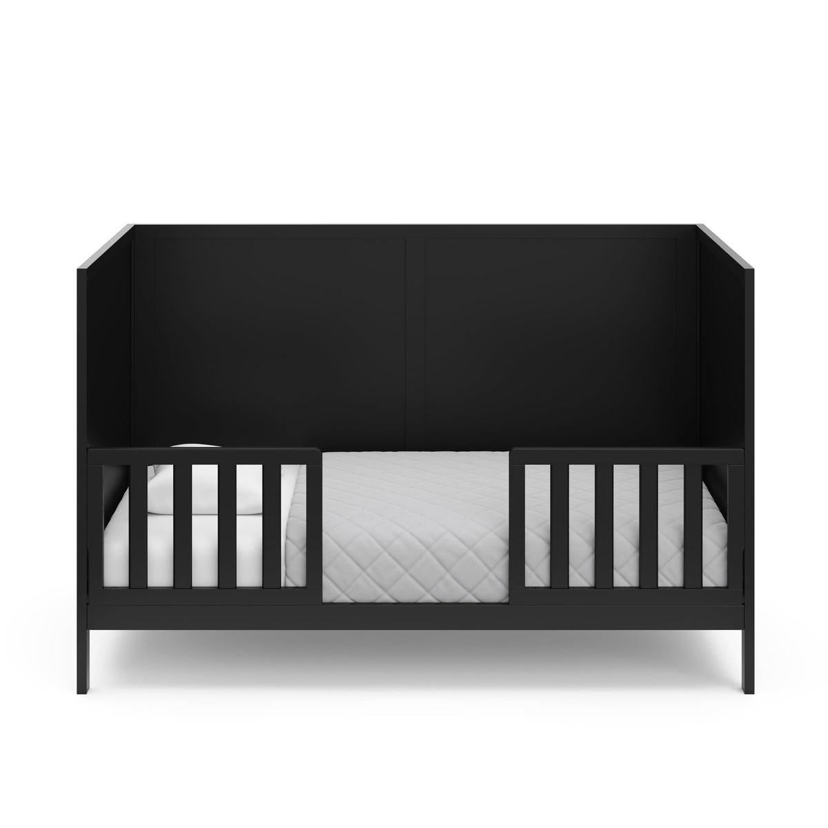 Black Crib and Mattress I67011