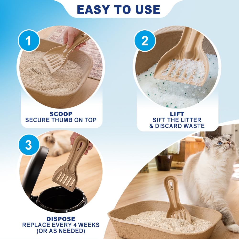 Disposable Cat & Rabbit Litter Scoops 6-Pack K21424