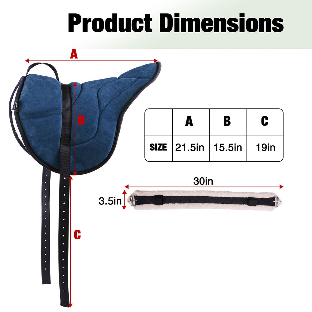 Horse Riding Pad with Matching Girth R210806