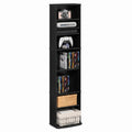 8-Tier Espresso Media Shelf with Adjustable Shelves G982371