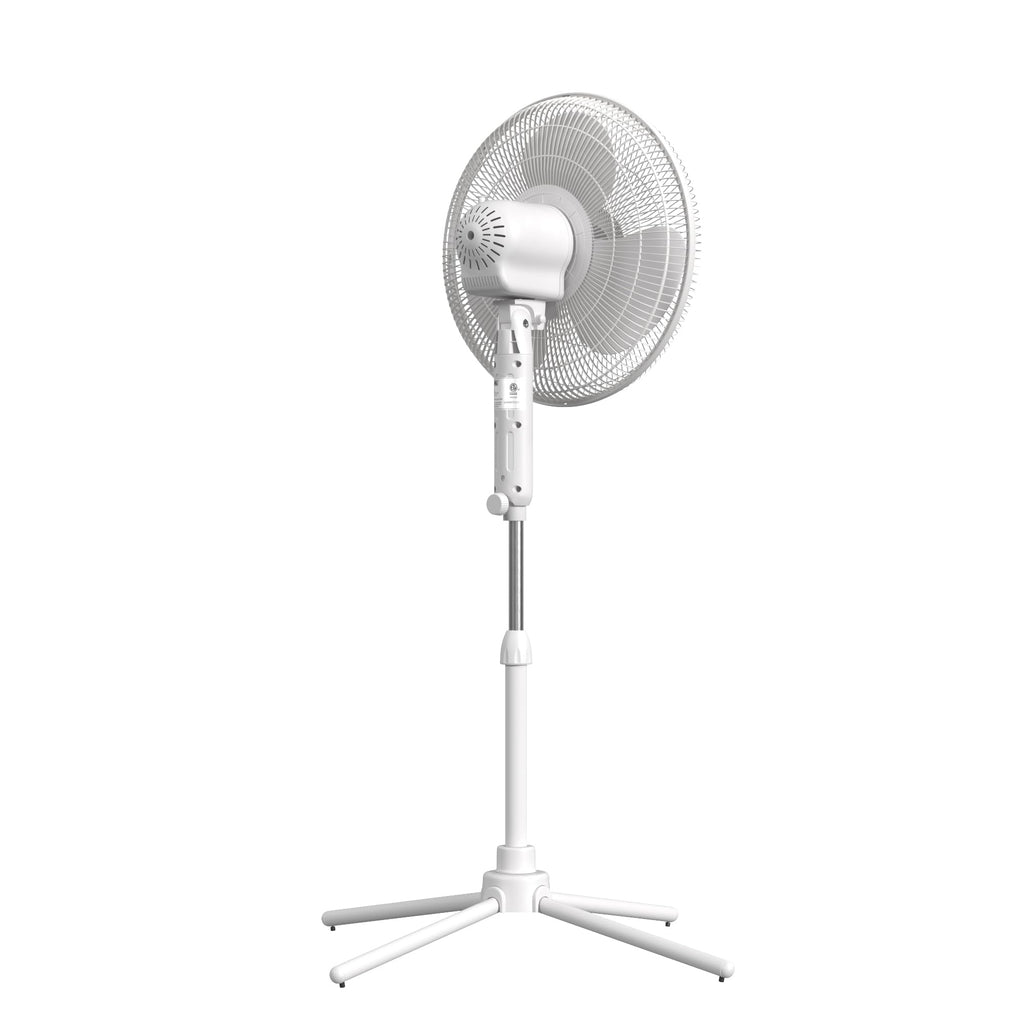 16" Oscillating Pedestal Fan White N97549