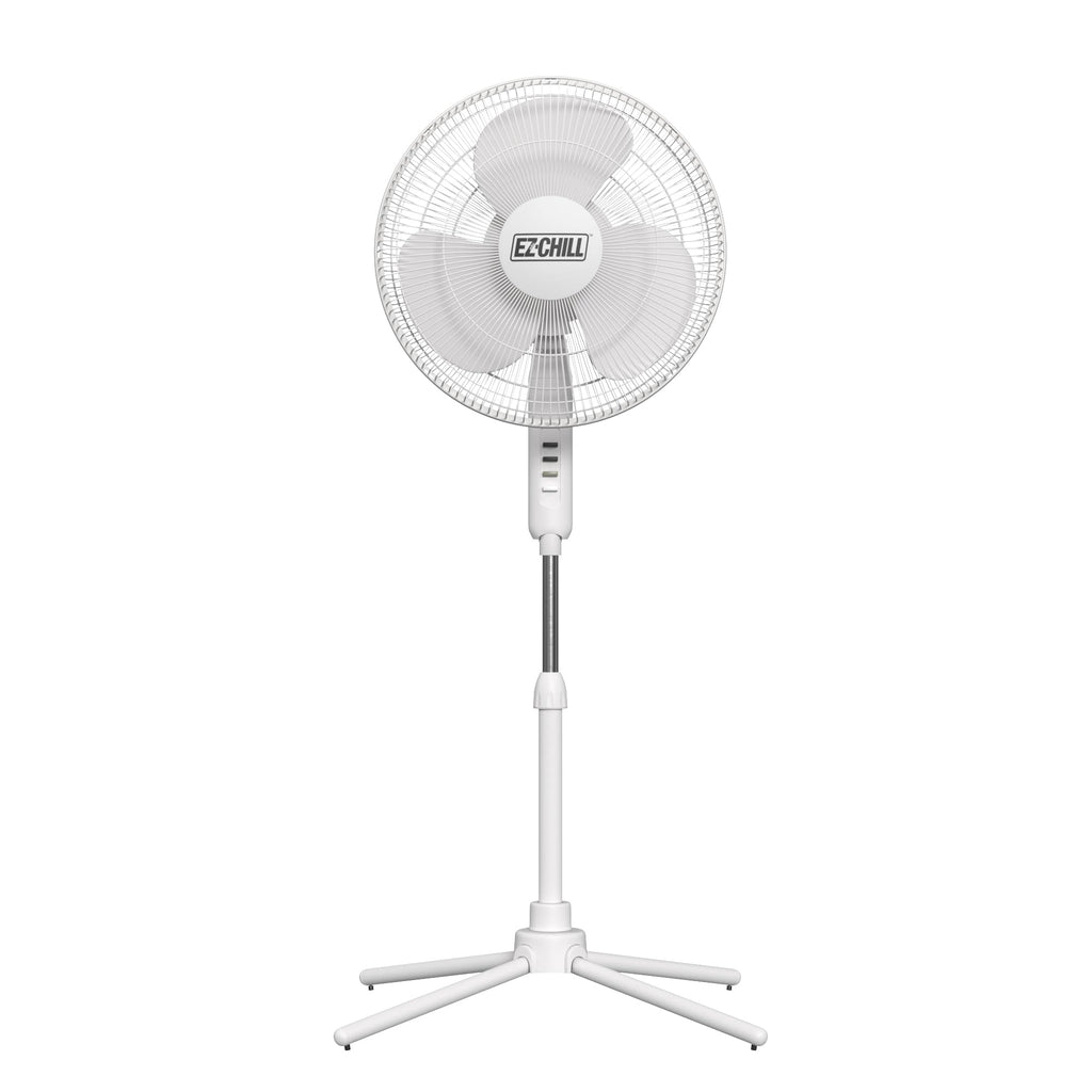 16" Oscillating Pedestal Fan White N97549