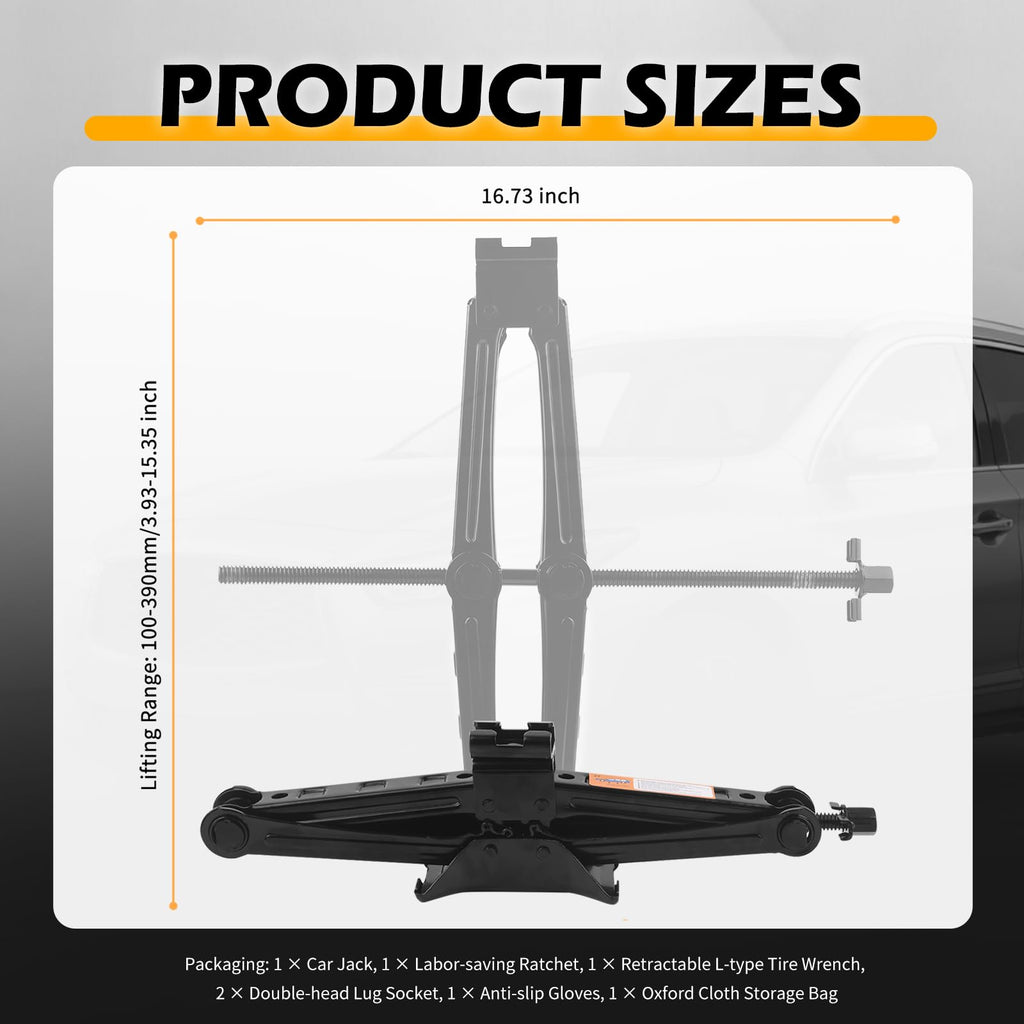 2 Ton Scissor Jacks Set C27675
