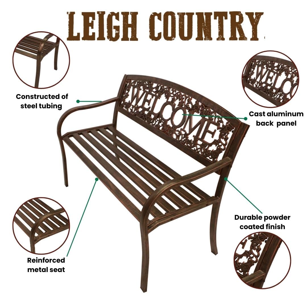 Metal Outdoor Bench U487