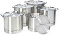 10 Pcs Aluminum Stock Pot Set With Steamer B2832