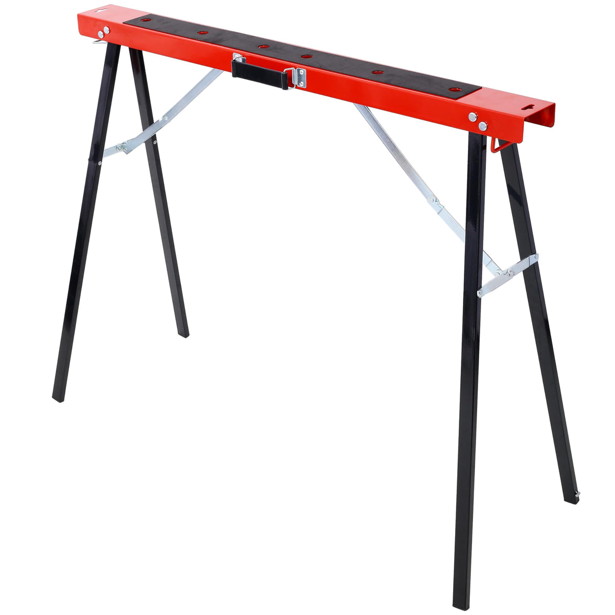 2 Pack Folding Heavy Duty Metal Sawhorse 550 Lb Capacity H657