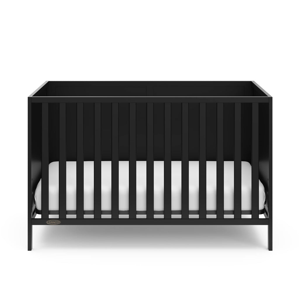 Black Crib and Mattress I67011