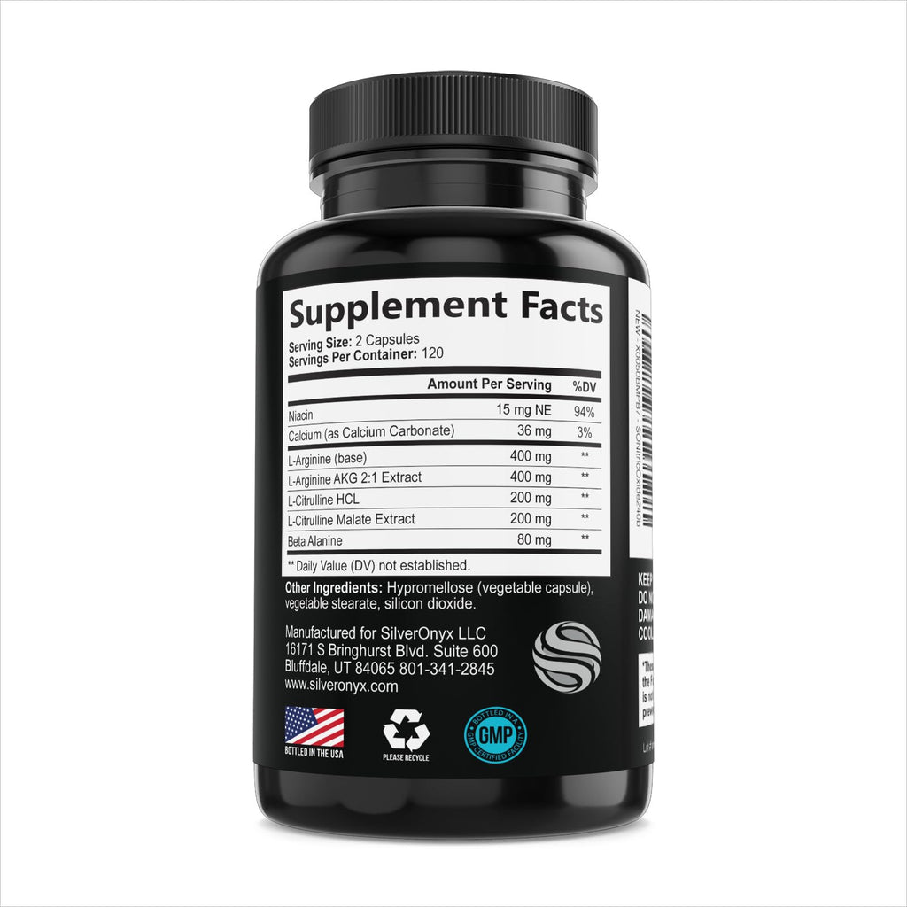 240 Capsules Nitric Oxide Booster Z30177