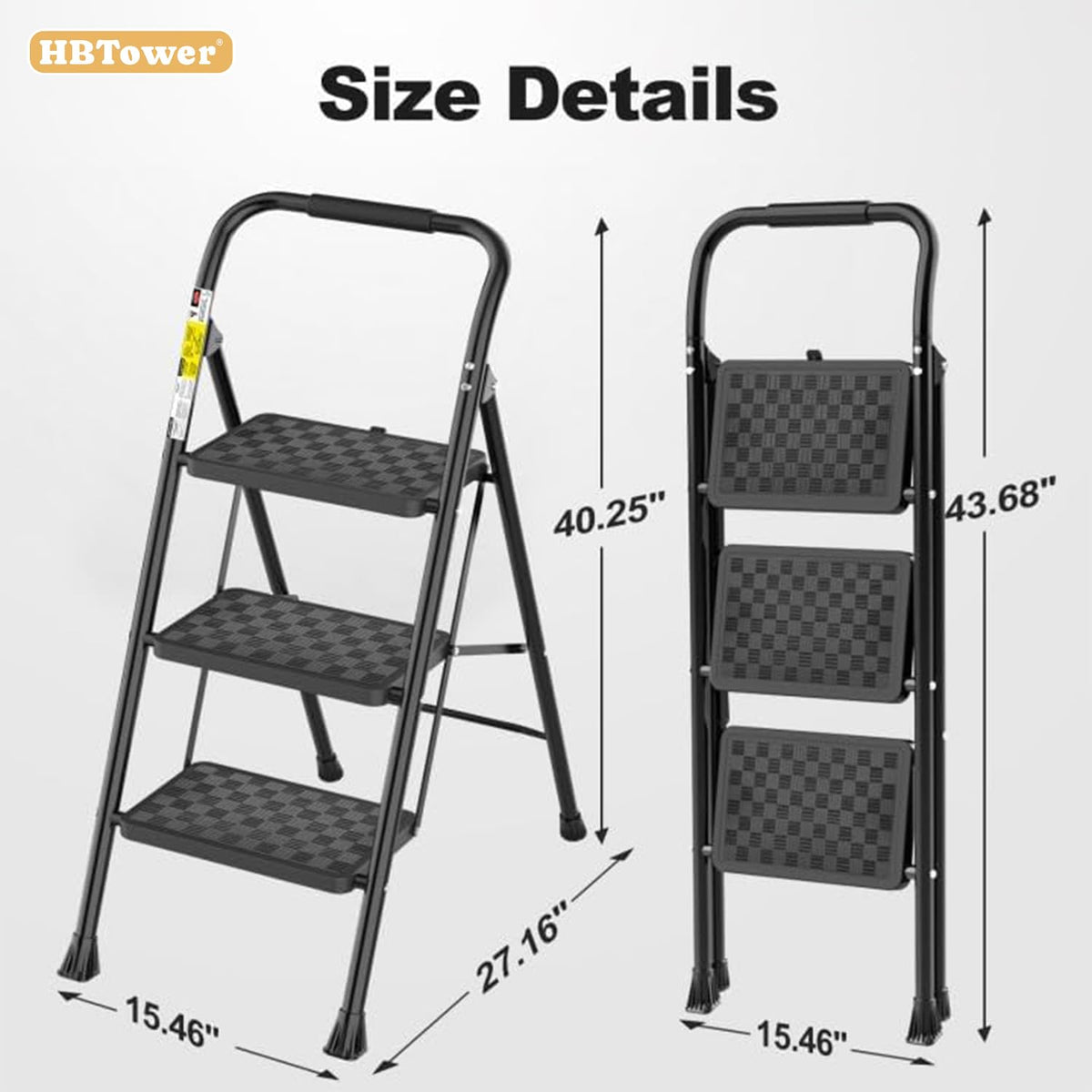 3 Step Foldable Step Stool B927
