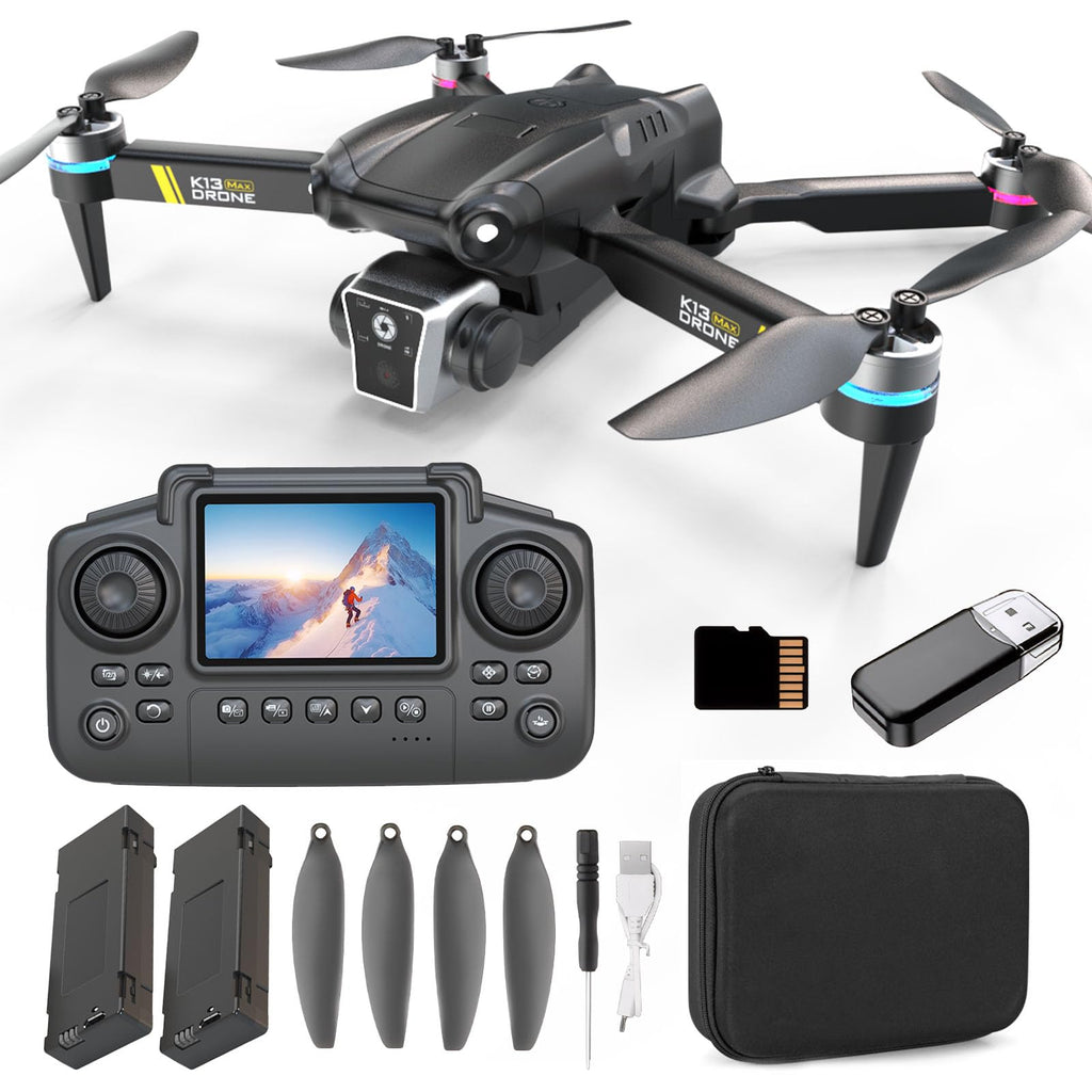 Brushless Drone with Camera, 2 Batteries Z414