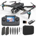 Brushless Drone with Camera, 2 Batteries Z414