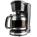 12-Cup Stainless-Steel Coffee Maker with Glass Carafe W555