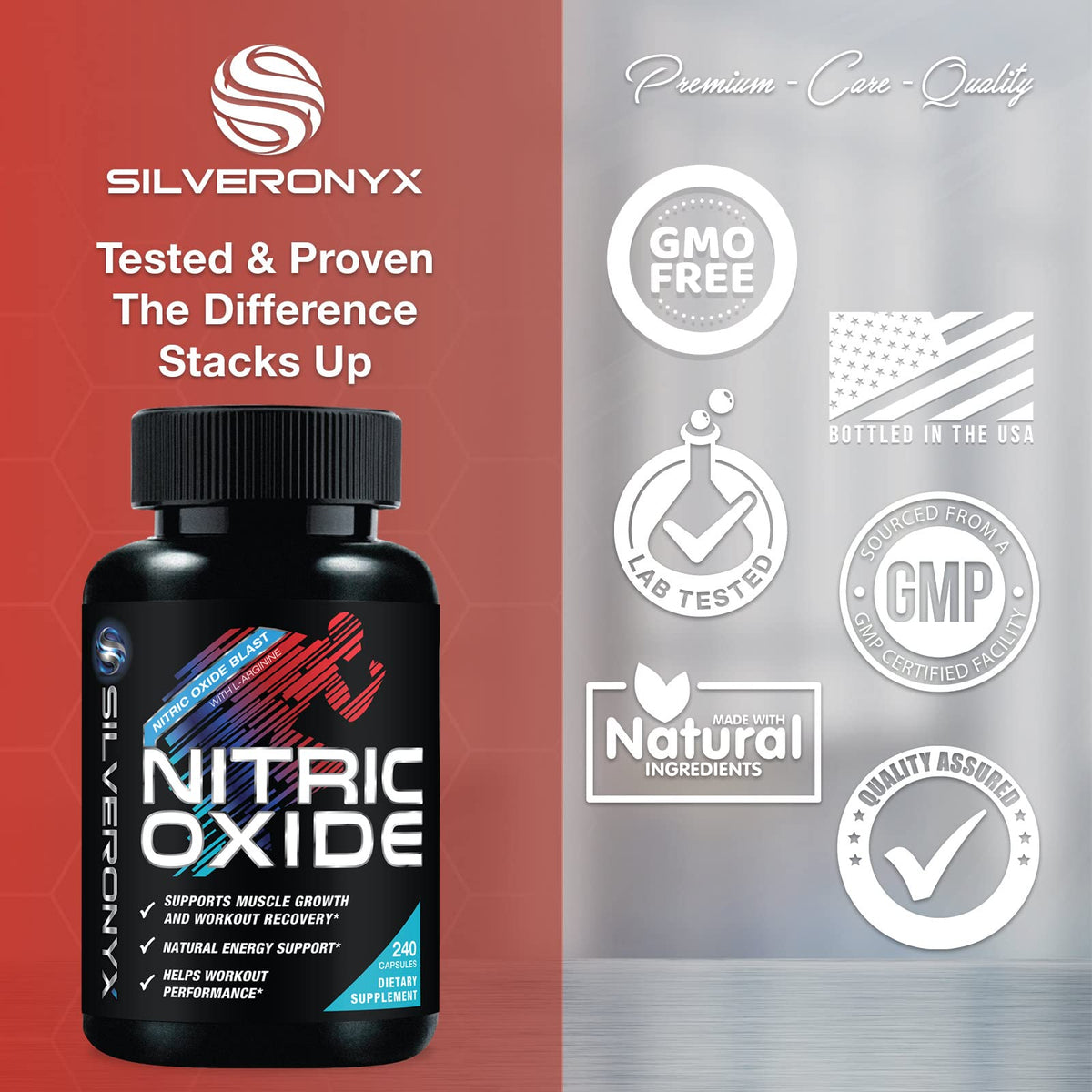 240 Capsules Nitric Oxide Booster Z30177