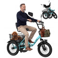 Folding Electric Tricycle 1000W 48V 18" Tire F390