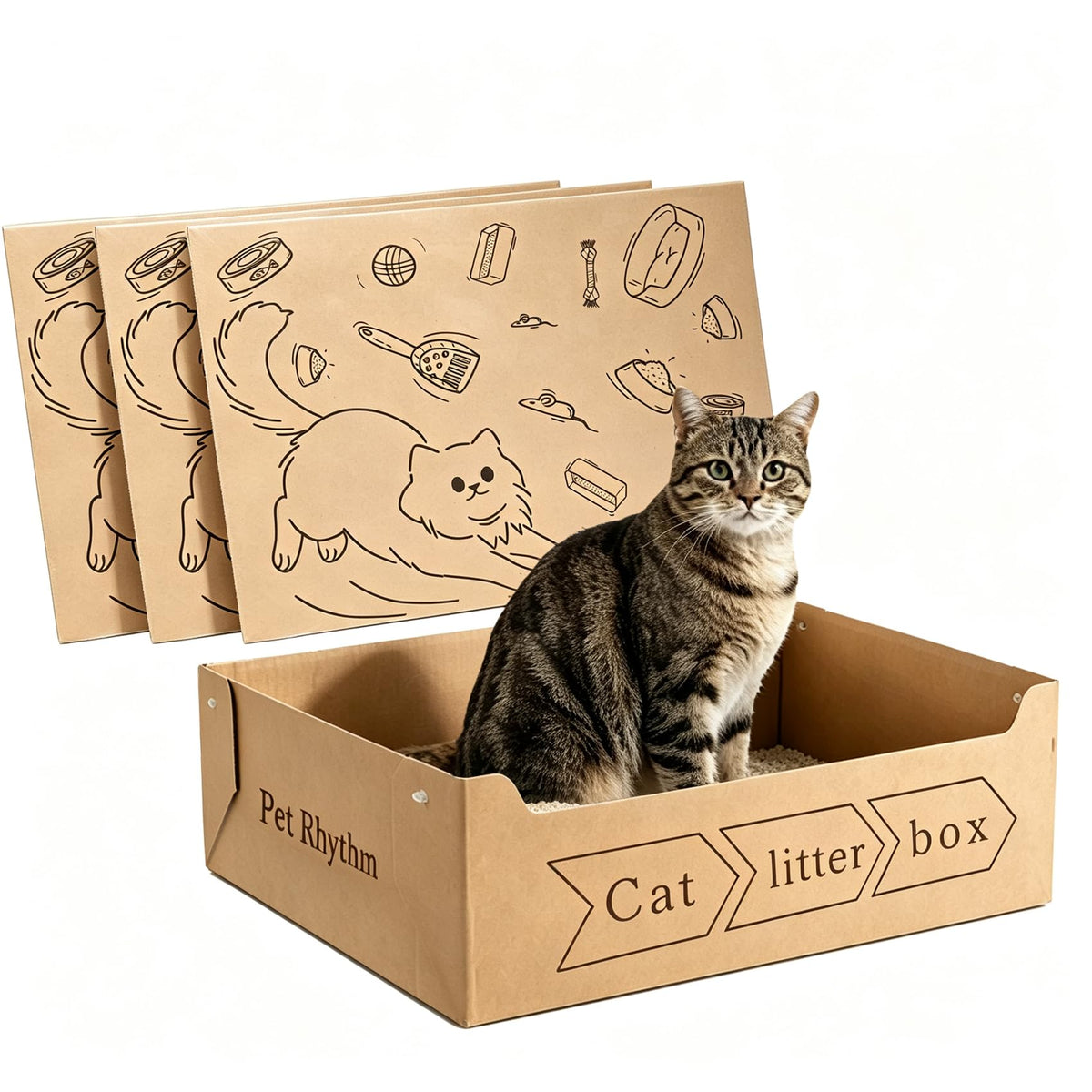 Disposable Cat Litter Box 3 Pack R904963