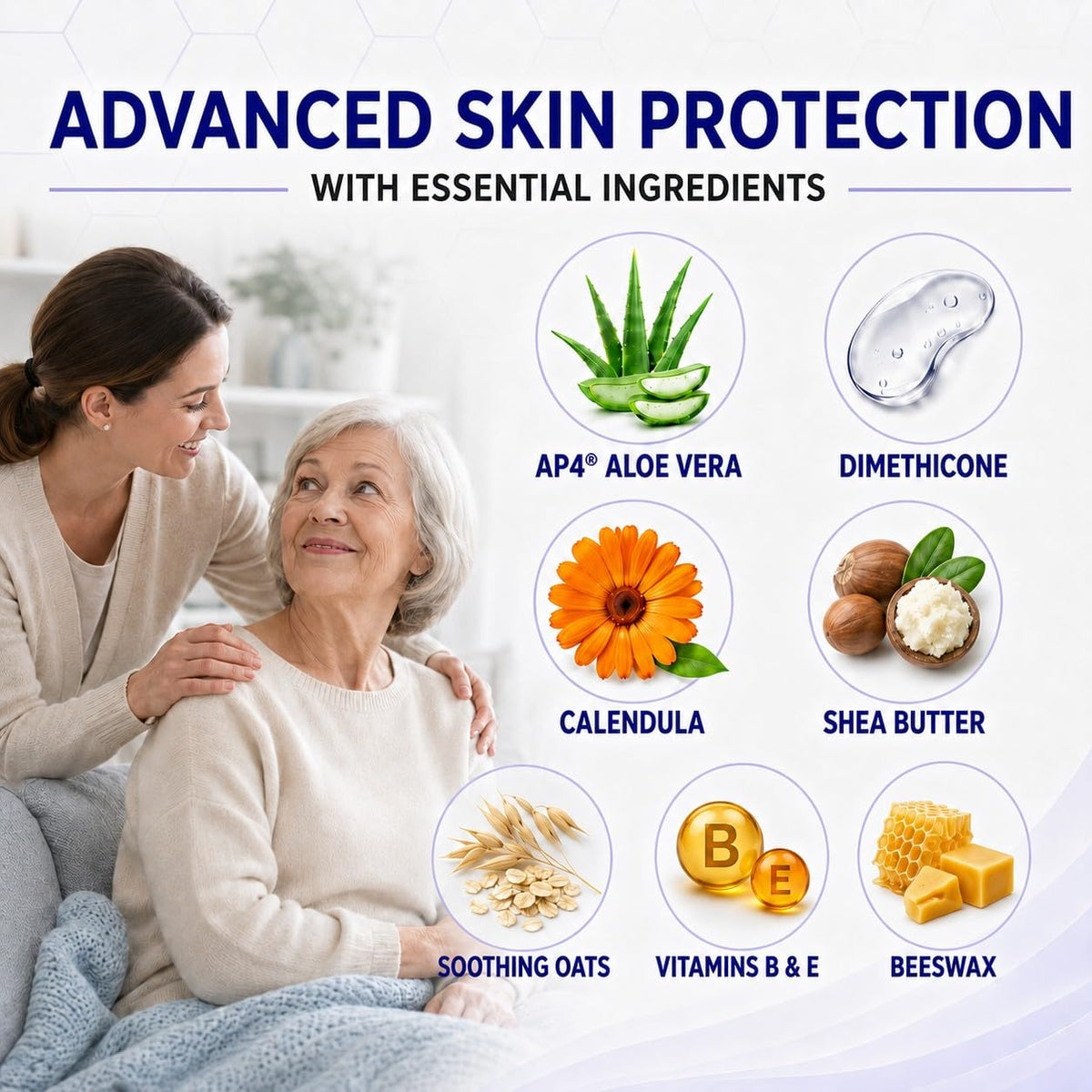 Healing Cream for Pressure Sores with Calendula and Aloe, 4 oz Jar S79249