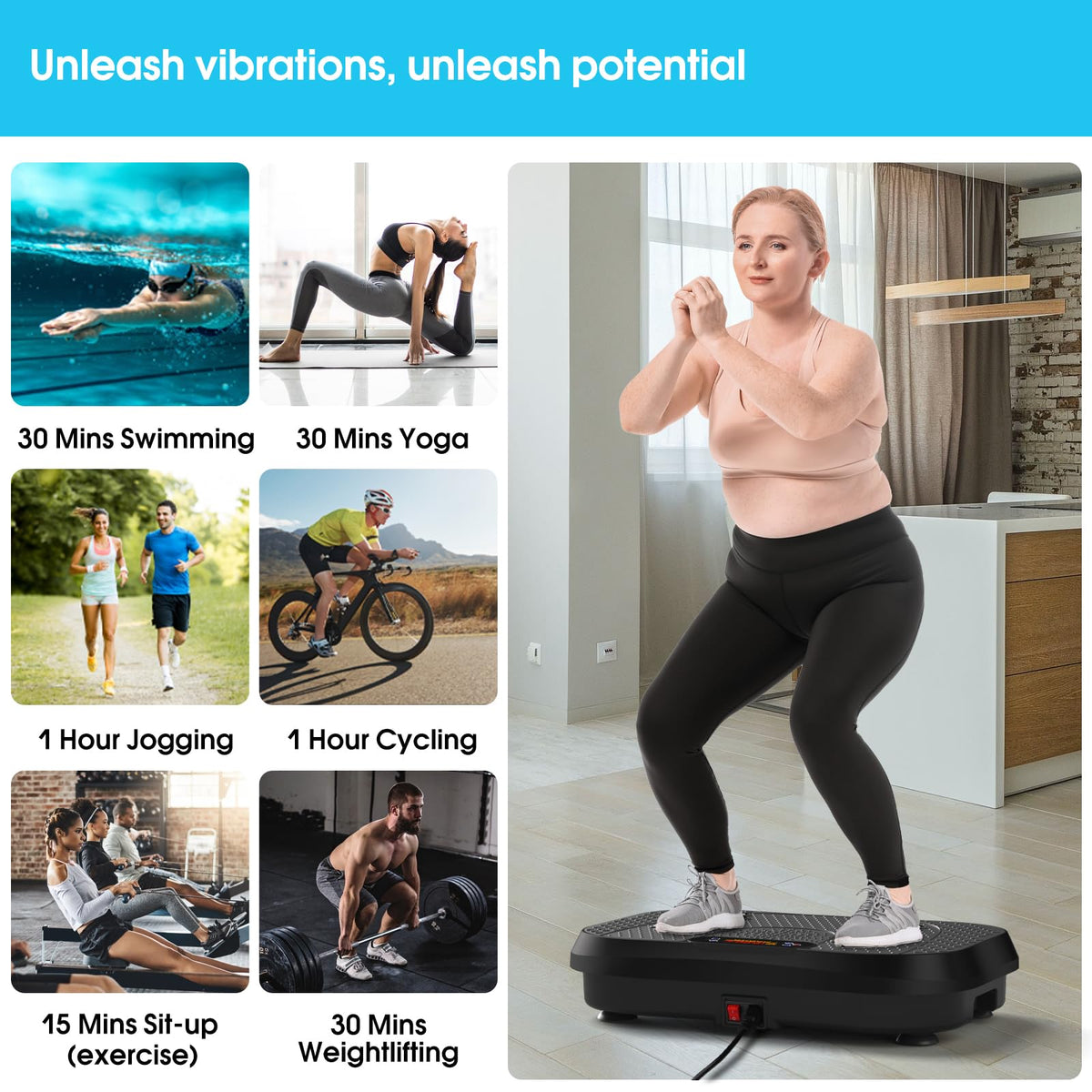 Vibration Plate Exercise Machine X674457