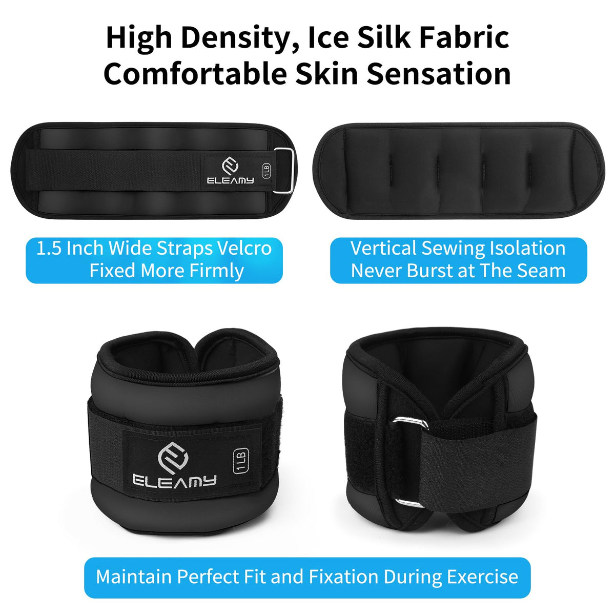 4 lbs Ankle Weights and Wrist Weights Set J22319