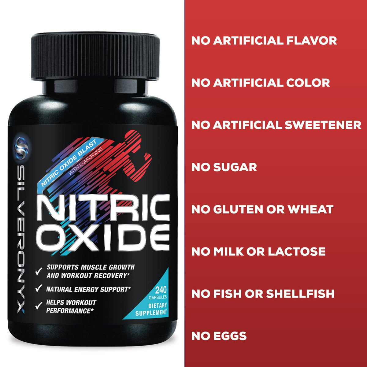 240 Capsules Nitric Oxide Booster Z30177