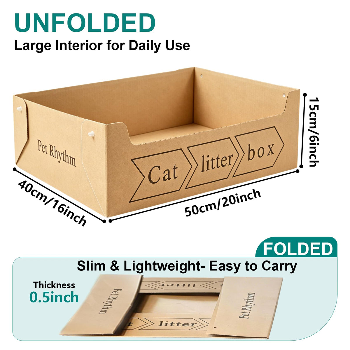 Disposable Cat Litter Box 3 Pack R904963