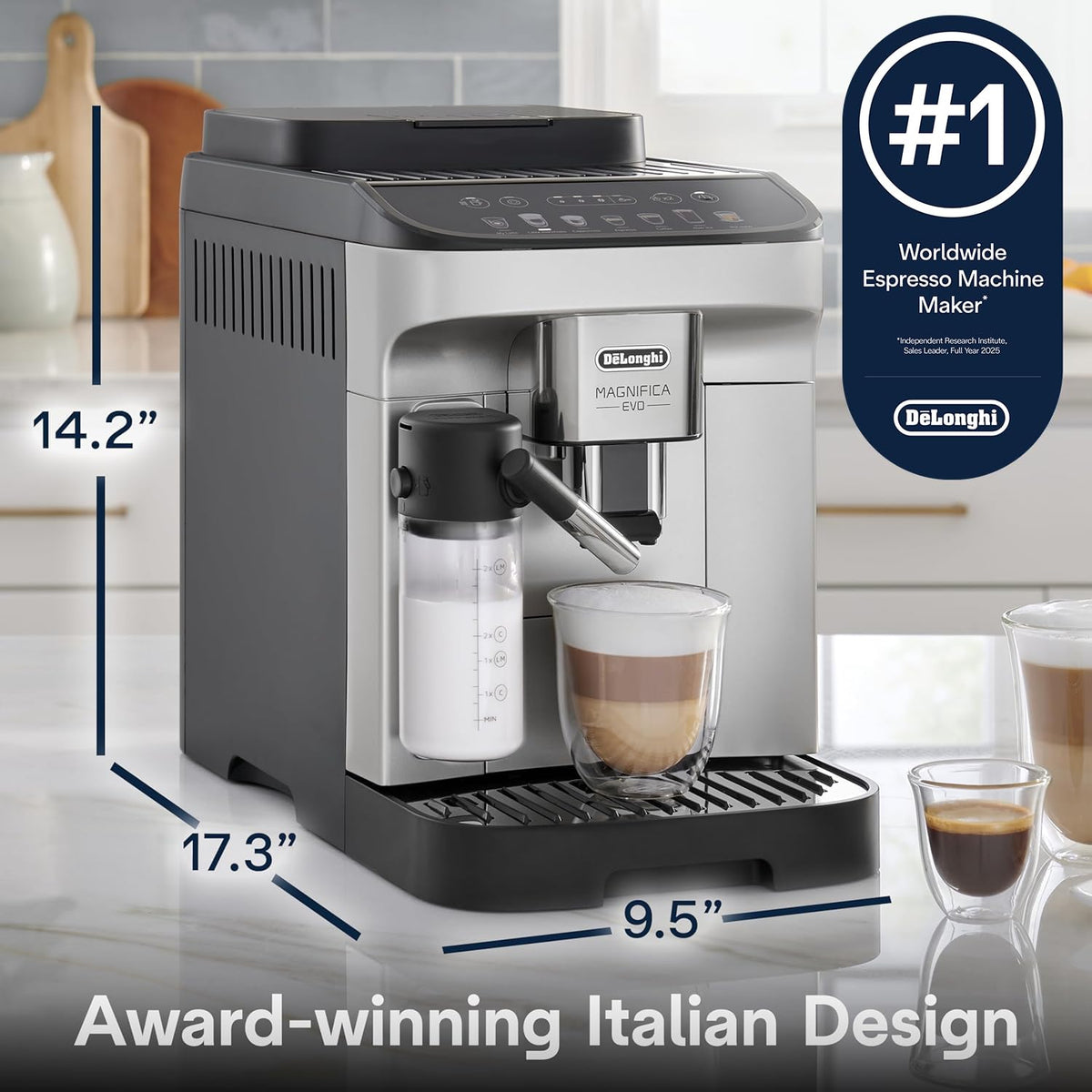 Automatic Espresso Machine with Milk Frother Z303
