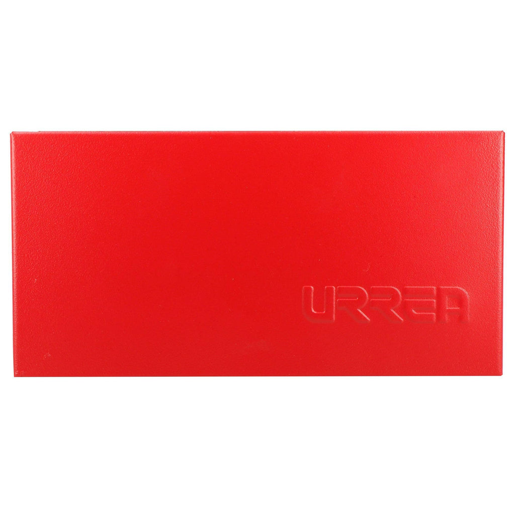 Metal Tool Box 9.6" x 5" x 1.4" 24 Gauge Red B6115