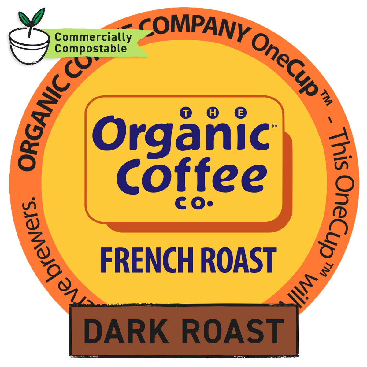 Compostable Coffee Pods Dark Roast 36 Ct N292