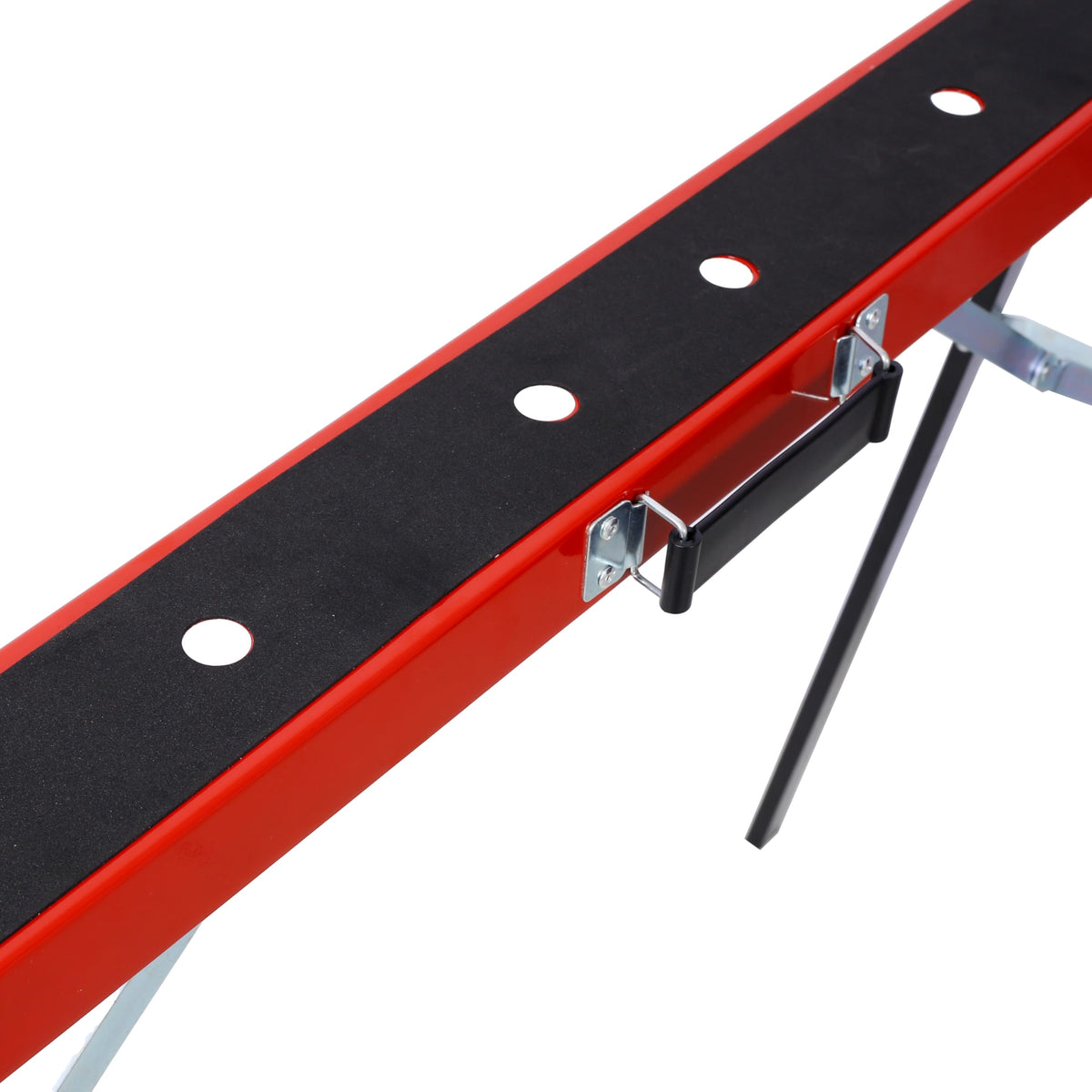 2 Pack Folding Heavy Duty Metal Sawhorse 550 Lb Capacity H657