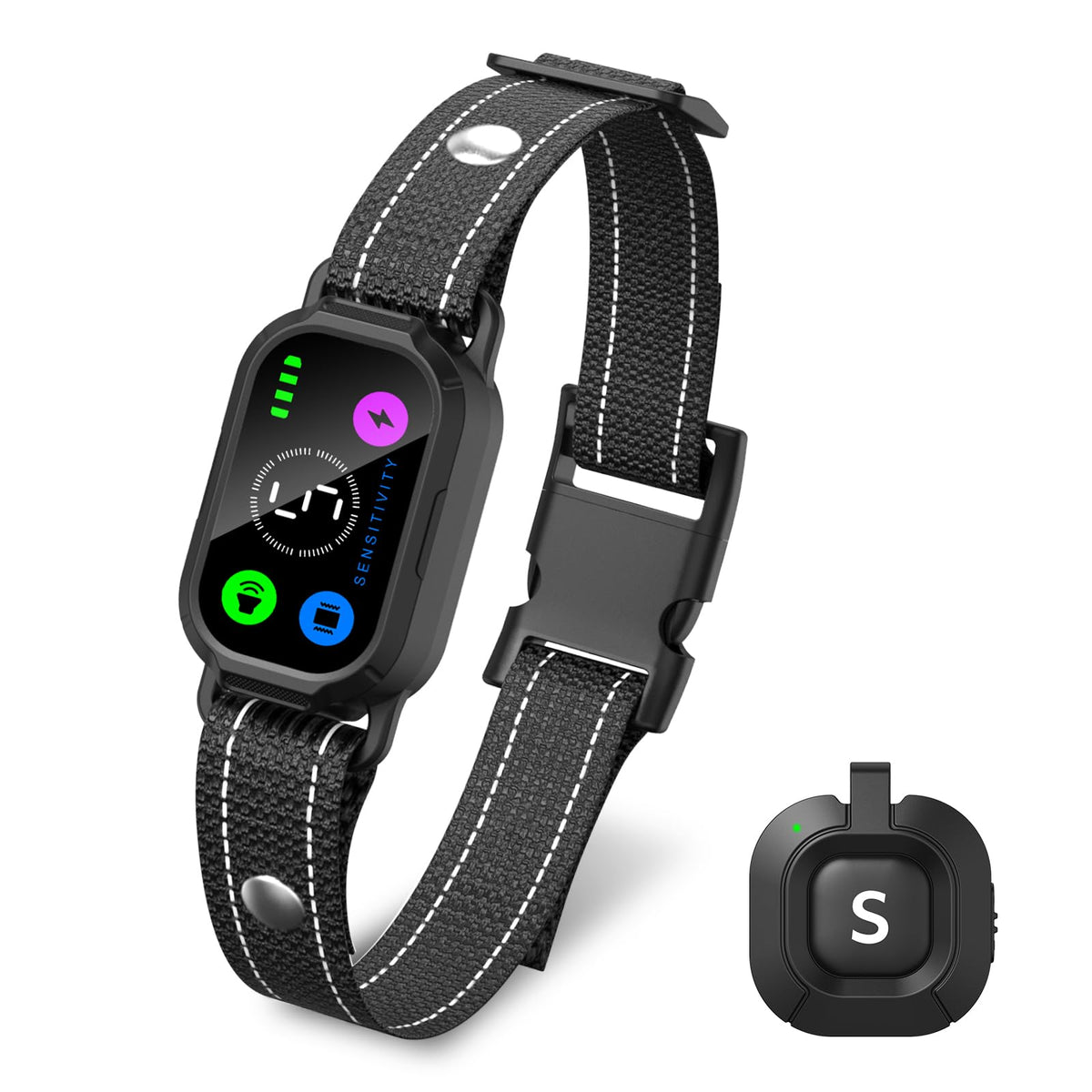 Dog Bark Collar with Remote Control, 2-in-1 Automatic & Manual Training Collar F652