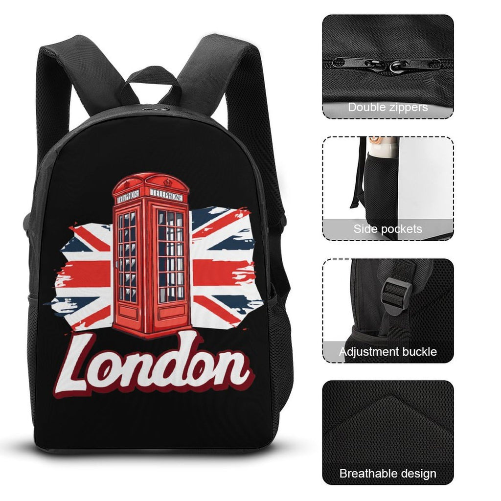 Backpack with Lunch Box Pencil Case Q982130