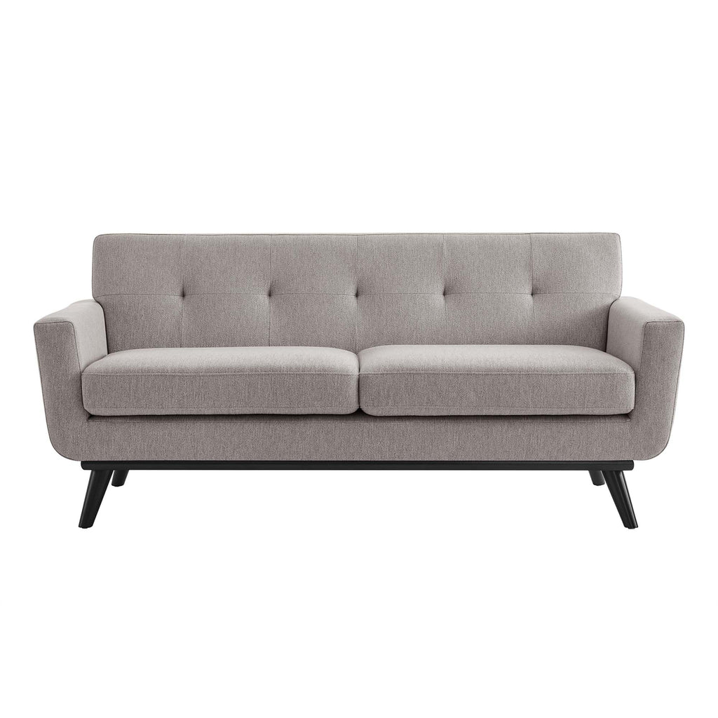 78 Inch Light Upholstered Loveseat F144721