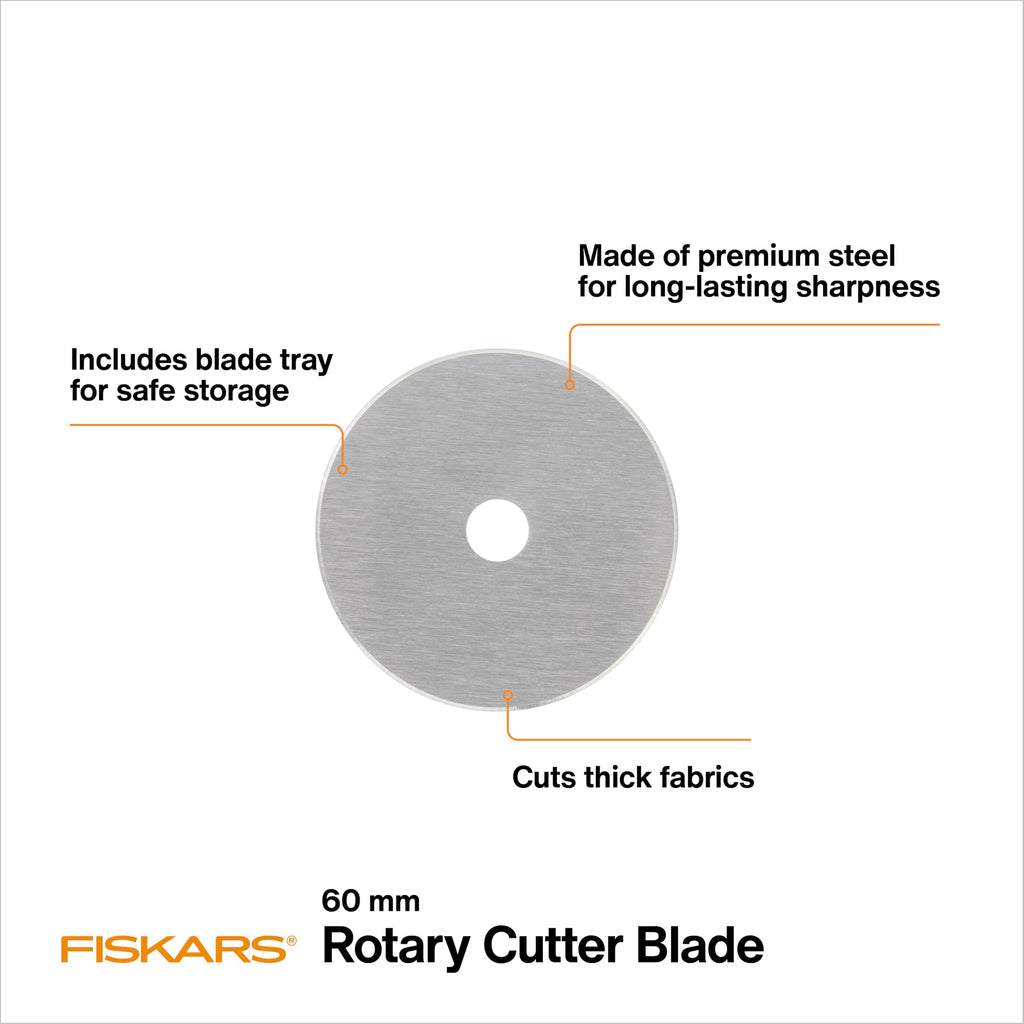 60mm Rotary Cutter Blade Replacements 5-Pack A530