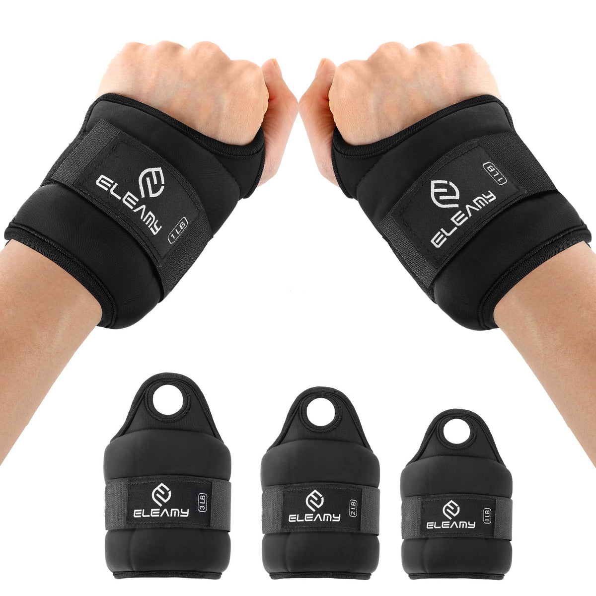 4 lbs Ankle Weights and Wrist Weights Set J22319