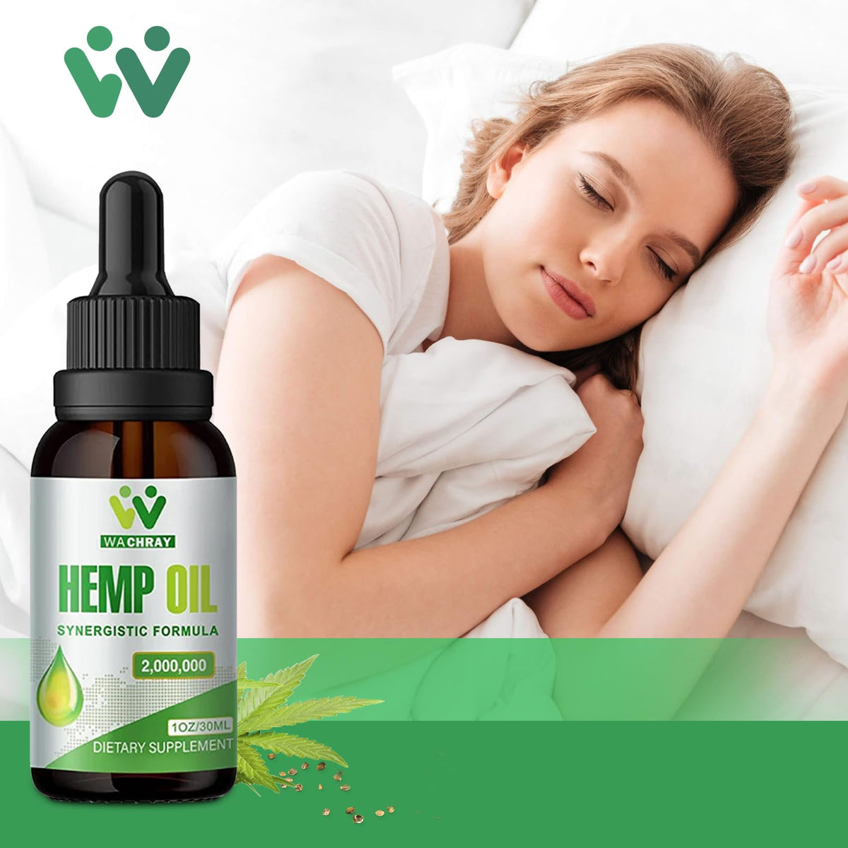 Hemp Oil Drops 3 Pack Vegan Non-GMO I167