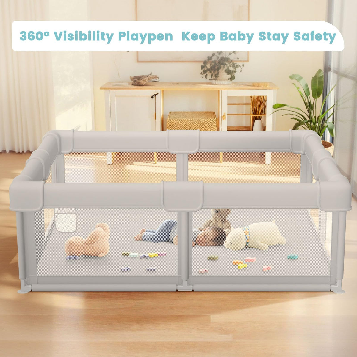 Baby Playpen with Gate N9997